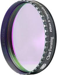 Clear glass filter