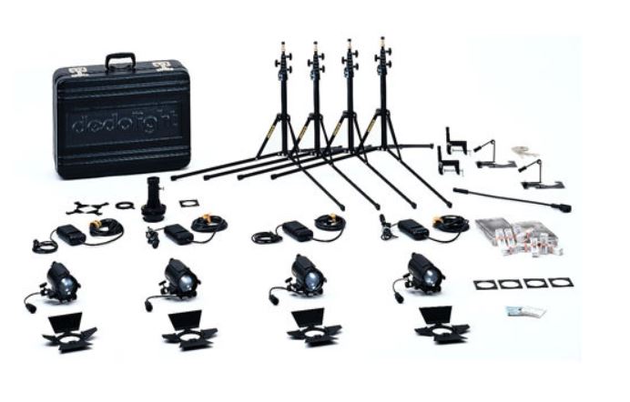 DEDOLIGHT K12S 100W TUNGSTEN DT12-4 KIT